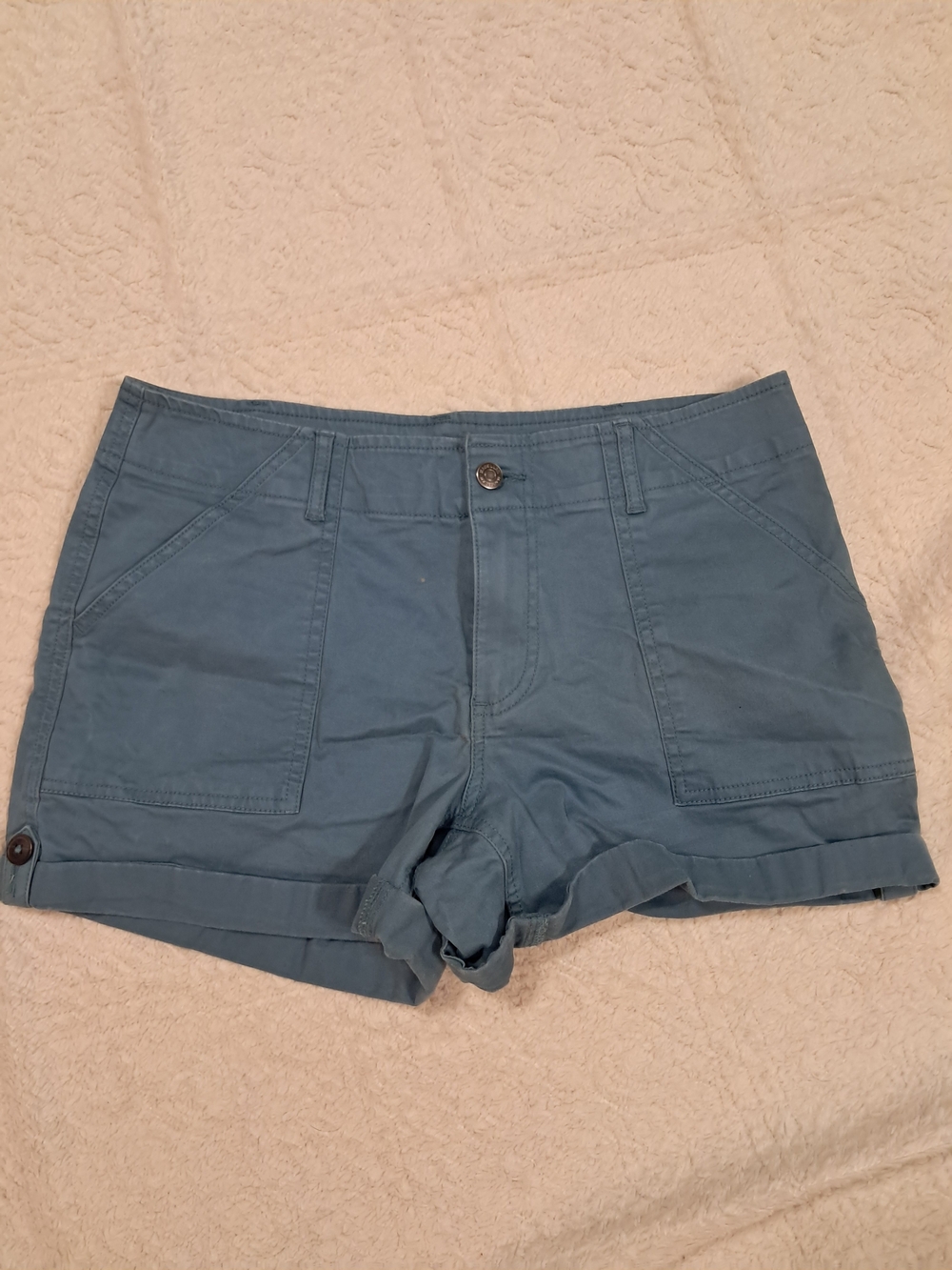 Magellan Outdoors Slate Blue Utility Bermuda Shorts